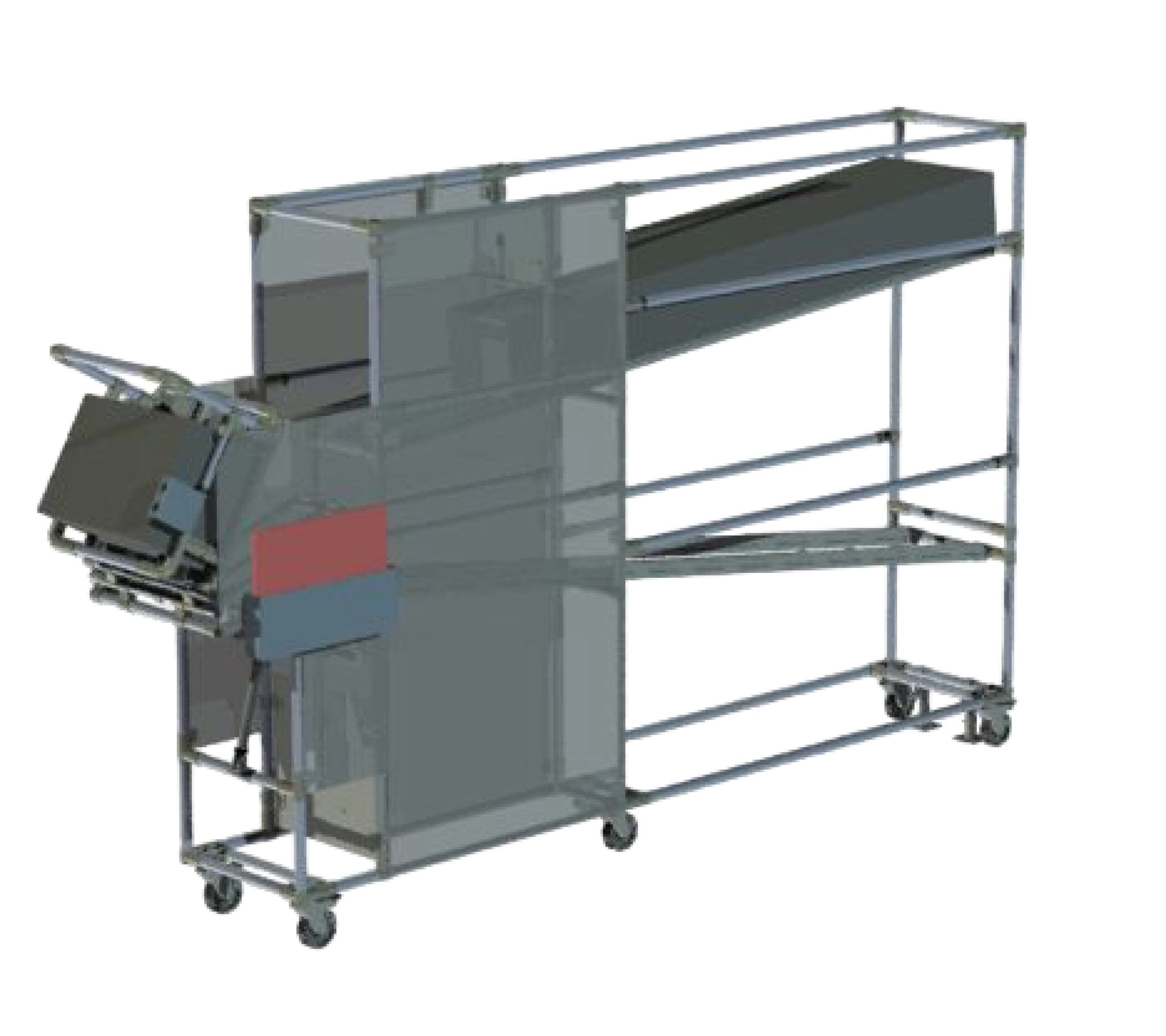 Rack inclinable pour amélioration ergonomique en poste de travail